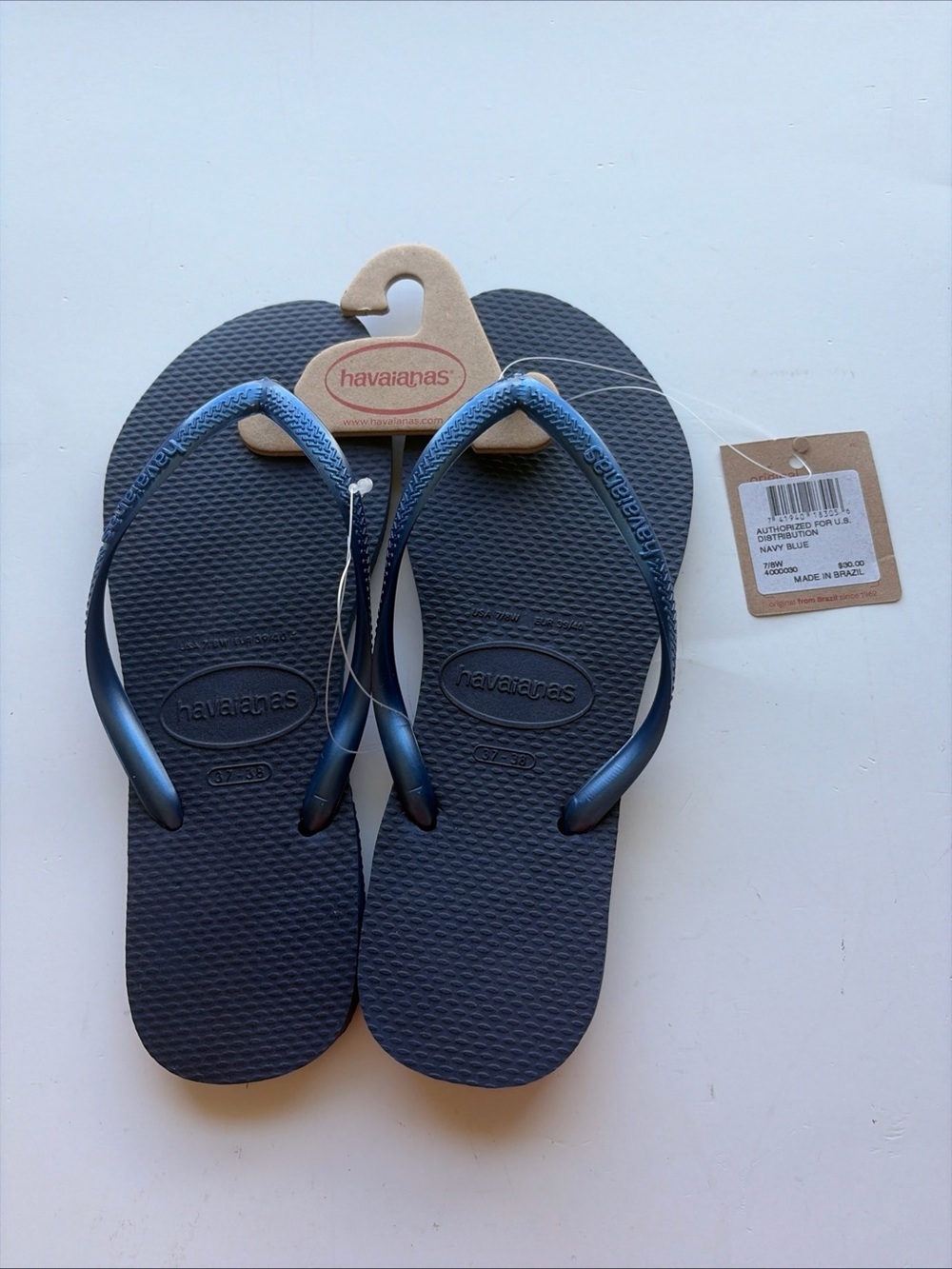 Havaianas Women's Slim Sandals 7-8W navy